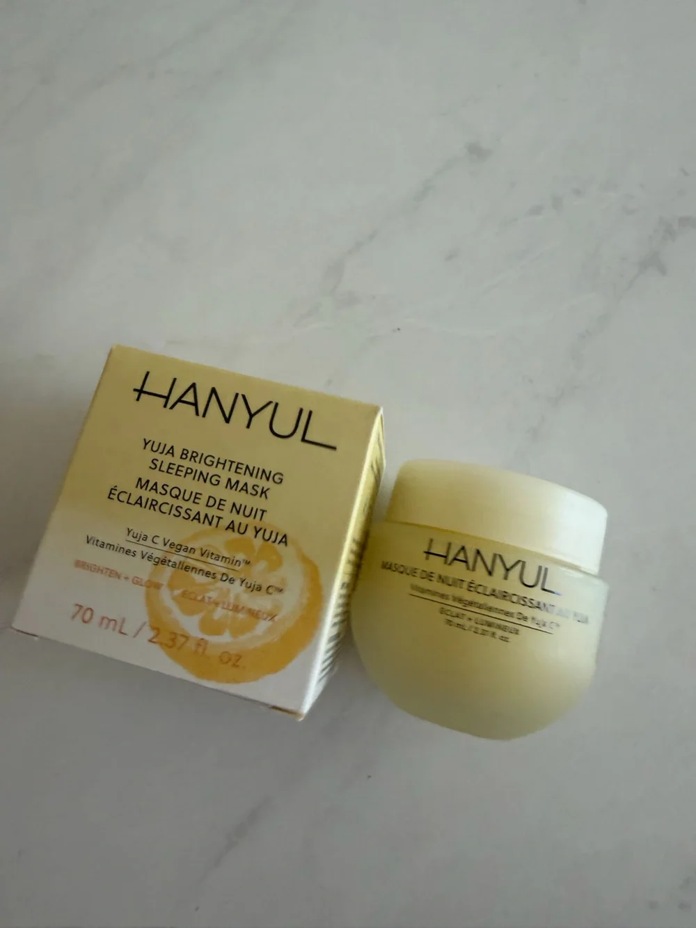 Hanyul Yuja Brightening Sleeping Mask - Full Size
